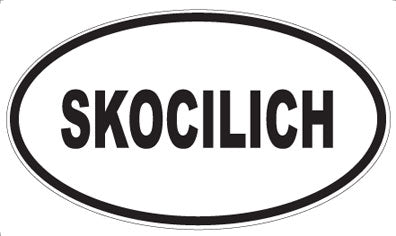 SKOCILICH - Oval Magnet