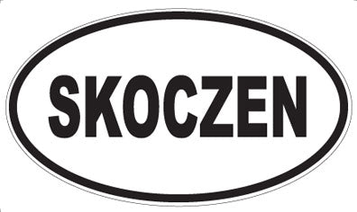 SKOCZEN - Oval Sticker