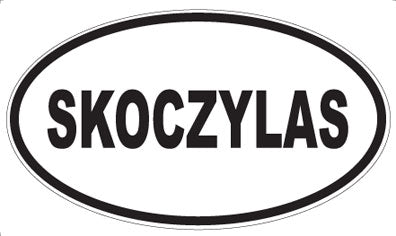 SKOCZYLAS - Oval Sticker