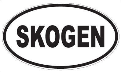 SKOGEN - Oval Sticker
