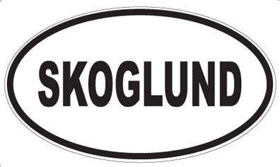 SKOGLUND - Oval Sticker