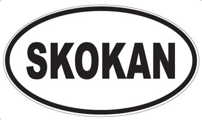 SKOKAN - Oval Sticker