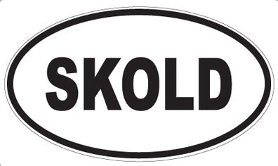 SKOLD - Oval Magnet