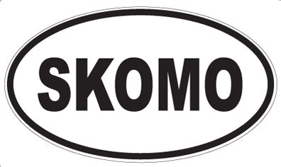 SKOMO - Oval Sticker