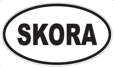 SKORA - Oval Sticker