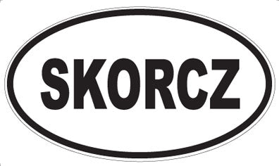 SKORCZ - Oval Magnet