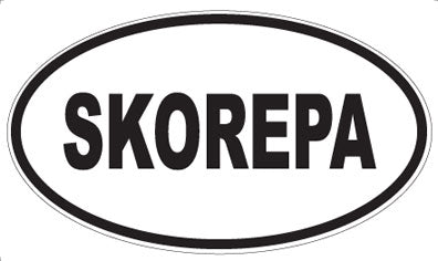 SKOREPA - Oval Sticker
