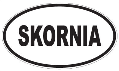 SKORNIA - Oval Sticker