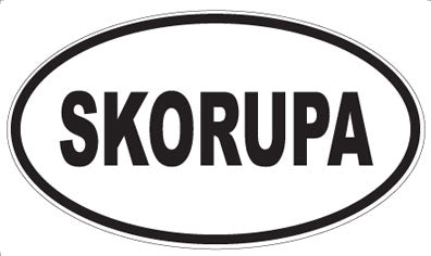 SKORUPA - Oval Sticker