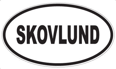 SKOVLUND - Oval Sticker