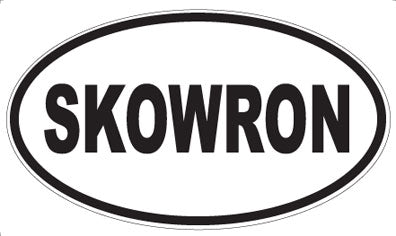 SKOWRON - Oval Magnet