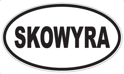 SKOWYRA - Oval Magnet