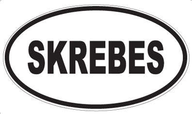 SKREBES - Oval Magnet