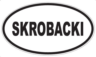 SKROBACKI - Oval Magnet