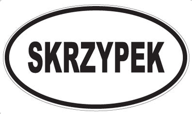SKRZYPEK - Oval Sticker