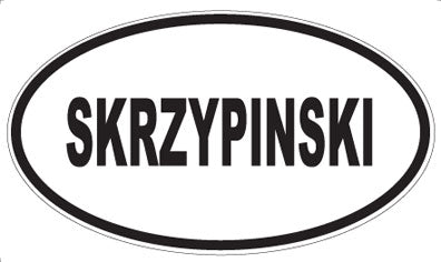 SKRZYPINSKI - Oval Magnet