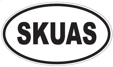 SKUAS - Oval Sticker