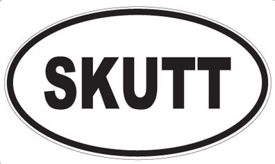 SKUTT - Oval Sticker
