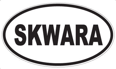 SKWARA - Oval Sticker