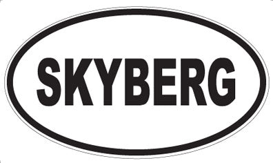SKYBERG - Oval Sticker
