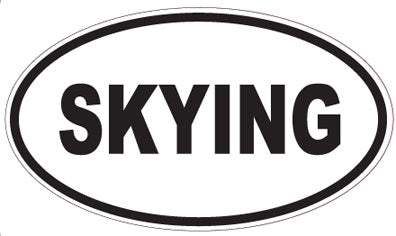SKYING - Oval Sticker