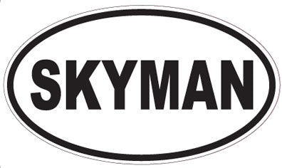 SKYMAN - Oval Sticker