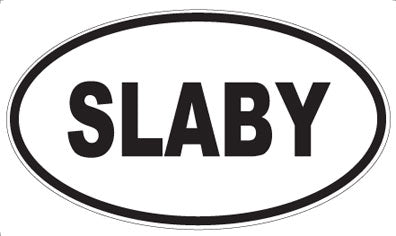 SLABY - Oval Magnet