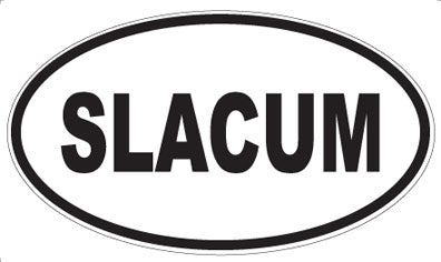 SLACUM - Oval Sticker