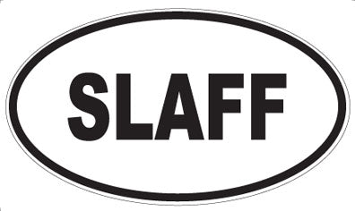 SLAFF - Oval Magnet