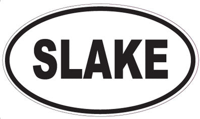 SLAKE - Oval Magnet