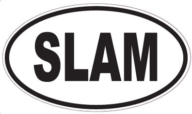 SLAM - Oval Sticker