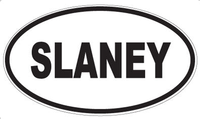 SLANEY - Oval Magnet