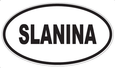 SLANINA - Oval Magnet