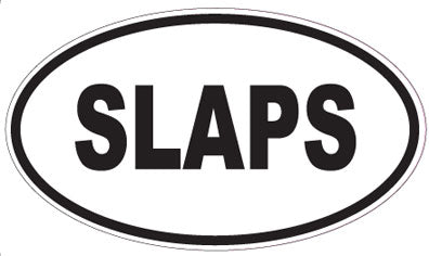 SLAPS - Oval Magnet