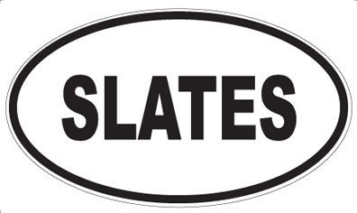 SLATES - Oval Magnet