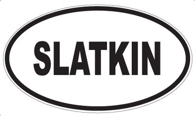 SLATKIN - Oval Magnet