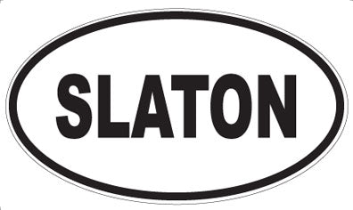 SLATON - Oval Magnet