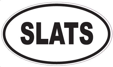 SLATS - Oval Magnet