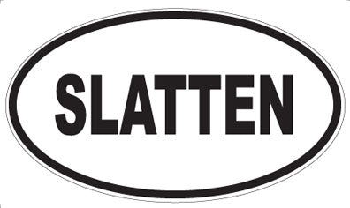 SLATTEN - Oval Magnet