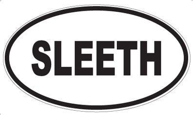 SLEETH - Oval Magnet