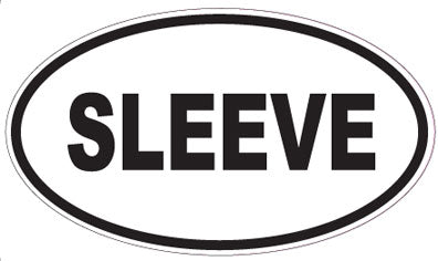 SLEEVE - Oval Sticker