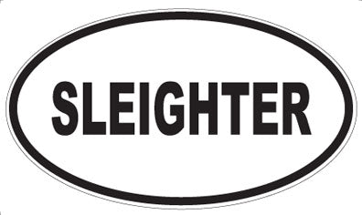 SLEIGHTER - Oval Magnet