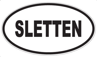 SLETTEN - Oval Magnet