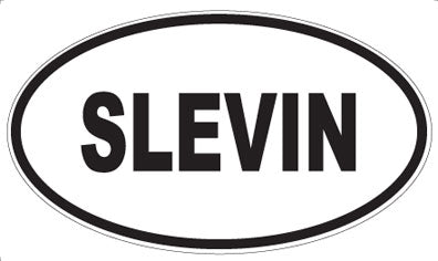 SLEVIN - Oval Sticker