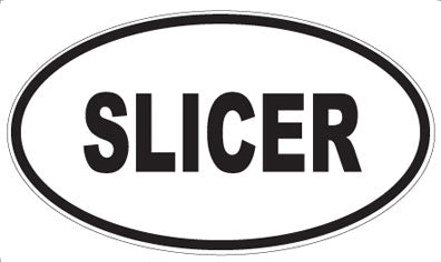 SLICER - Oval Magnet