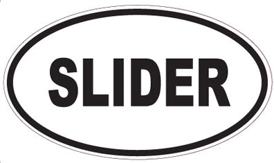SLIDER - Oval Sticker