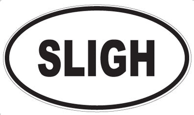 SLIGH - Oval Sticker