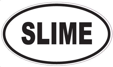 SLIME - Oval Sticker