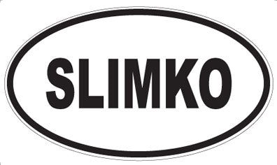 SLIMKO - Oval Sticker