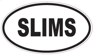 SLIMS - Oval Sticker